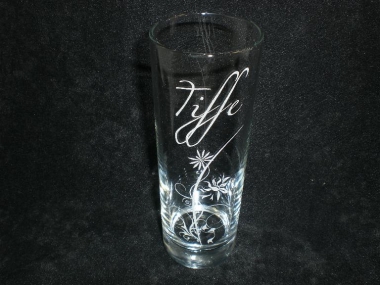 Glasgravur Longdrinkglas Tiffe (Bitte hier klicken um dieses Bild in seiner vollen Größe zu betrachten)