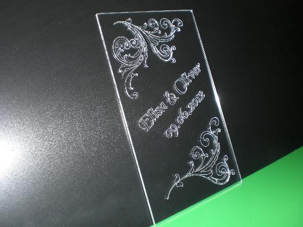 Gravur Sektgläser Präsent Acryldeckel