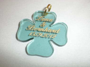 Kleeblatt Acrylanh&auml;nger (Bitte hier klicken um dieses Bild in seiner vollen Gr&ouml;&szlig;e zu betrachten)