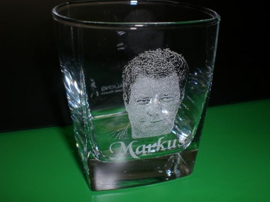 Glasgravur Whiskyglas Markus