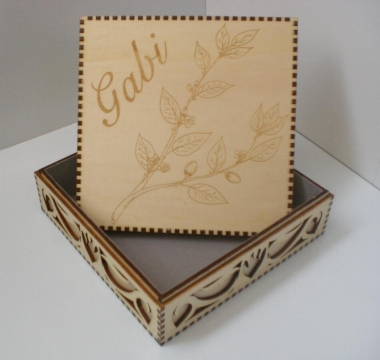 Gravur HolzK&auml;stchen Box